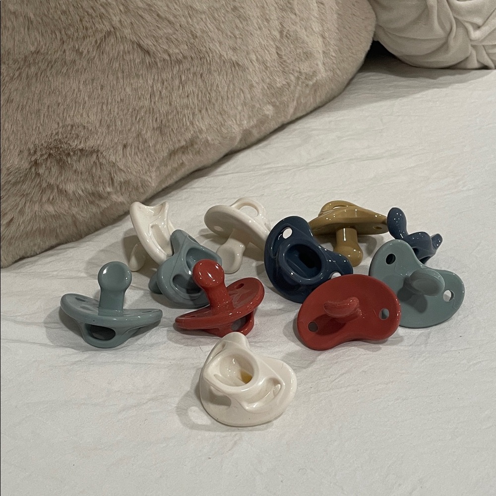 Colorful Silicone Baby Pacifiers